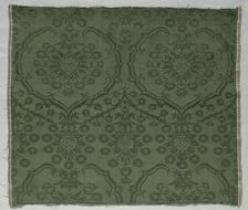Silk Damask Textile, 1450-1599. Creator: Unknown