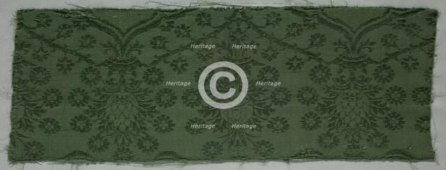 Silk Damask Textiles, 1450-1599. Creator: Unknown.