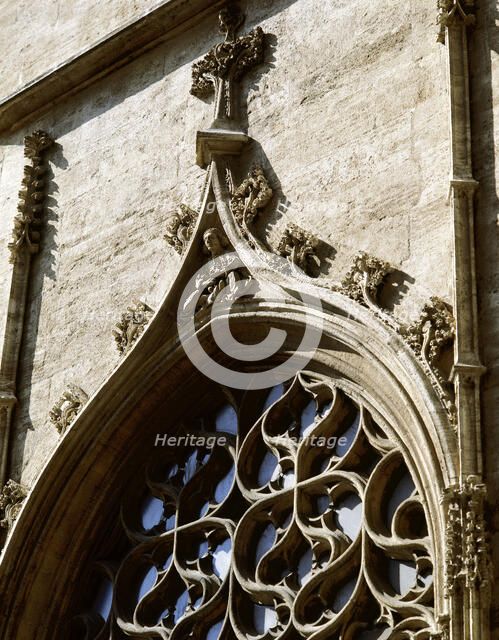 Silk Exchange building (The Lonja de la Seda or Llotja de la Seda), Valencia, Spain, 1998.  Creator: LTL.