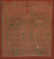 Silk Fragment, 13th century. Creator: Unknown