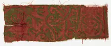 Silk Fragment, 13th century. Creator: Unknown