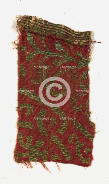 Silk Fragment, 13th century. Creator: Unknown.