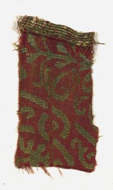 Silk Fragment, 13th century. Creator: Unknown