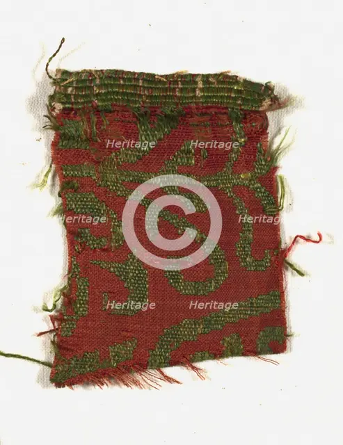 Silk Fragment, 13th century. Creator: Unknown.