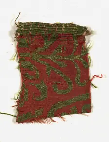 Silk Fragment, 13th century. Creator: Unknown