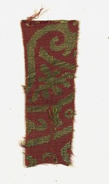 Silk Fragment, 13th century. Creator: Unknown