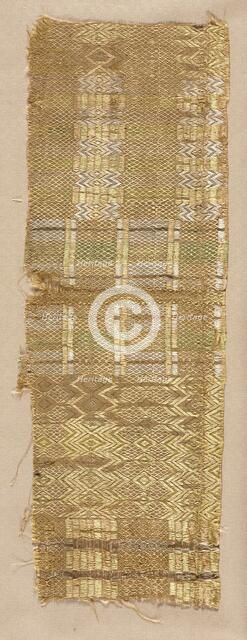 Silk Fragment, 13th century. Creator: Unknown.