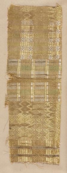 Silk Fragment, 13th century. Creator: Unknown