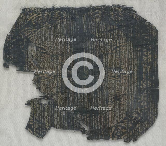 Silk Fragment, 10th century. Creator: Unknown.