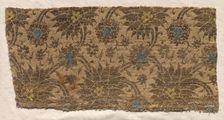 Silk Fragment, 1350-1399. Creator: Unknown