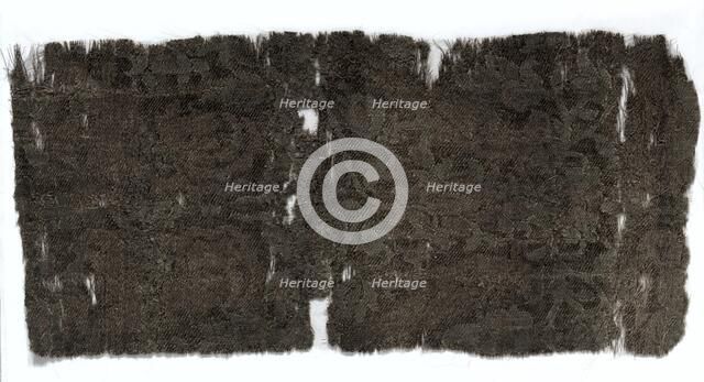 Silk Fragment, 1350-1399. Creator: Unknown.