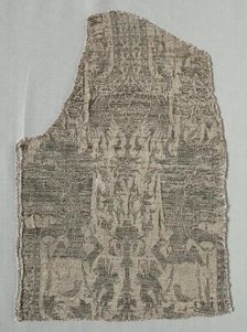Silk Fragment, 1375-1399. Creator: Unknown