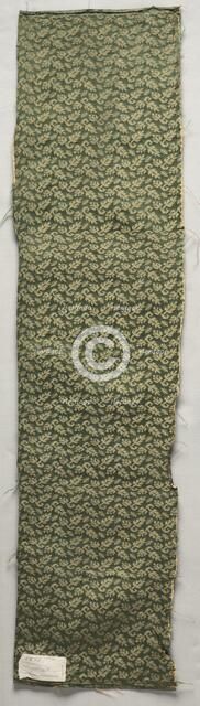 Silk Fragment, 17th century. Creator: Unknown.