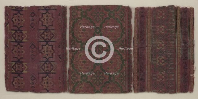 Silk Fragment, 14th century. Creator: Unknown.