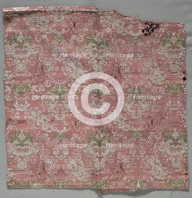 Silk Fragment, 1600s. Creator: Unknown.