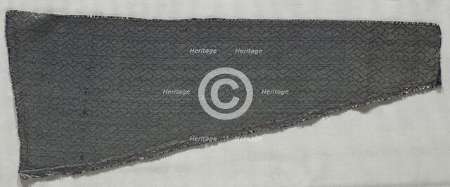 Silk Fragment, 1600s. Creator: Unknown.