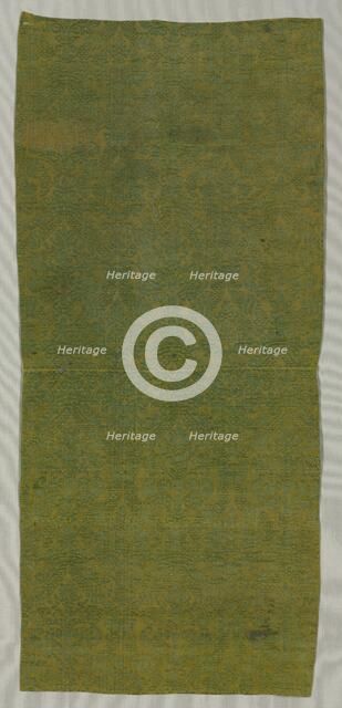 Silk Fragment, 16th century. Creator: Unknown.