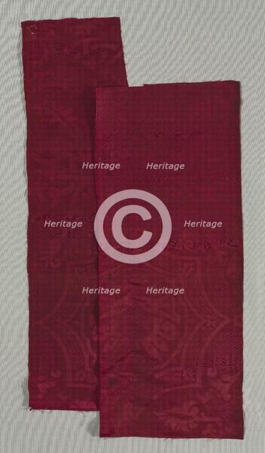 Silk Fragment, 16th century. Creator: Unknown.