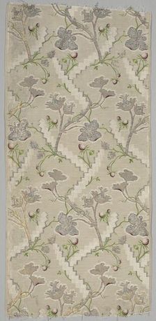 Silk Fragment, 1725-1774. Creator: Unknown