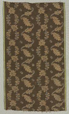 Silk Fragment, 18th century. Creator: Unknown