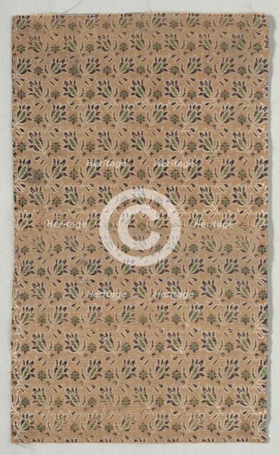 Silk Fragment, early 1600s. Creator: Unknown.