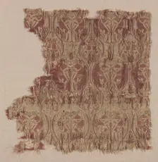 Silk Fragment, second half of 12th century. Creator: Unknown