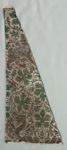 Silk Fragments, 1350-1399. Creator: Unknown