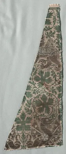 Silk Fragments, 1350-1399. Creator: Unknown