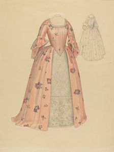 Silk Gown, 1936. Creator: Maude Schell