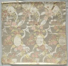 Silk Panel, 1700s. Creator: Unknown