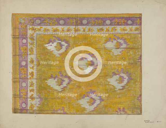 Silk Scarf, 1941. Creator: Marie Lutrell.