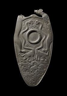 Siltstone palette (The Two Dog Palette), Predynastic - Early Dynastic, c3300 - 3100 BC