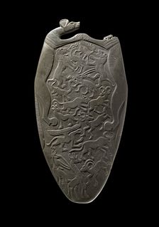Siltstone palette (The Two Dog Palette), Predynastic - Early Dynastic, c3300 - 3100 BC