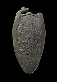 Siltstone palette (The Two Dog Palette), Predynastic - Early Dynastic, c3300 - 3100 BC