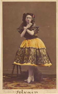 Silvain ballerina, 1862-1866. Creator: Disdéri & Cie.