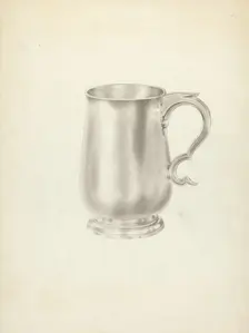 Silver Mug, 1935/1942. Creator: Unknown