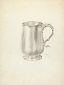 Silver Mug, 1935/1942. Creator: Unknown
