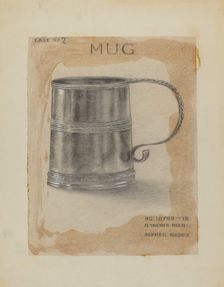 Silver Mug, 1935/1942. Creator: Alfred Nason