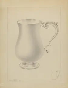 Silver Mug, 1935/1942. Creator: Amelia Tuccio