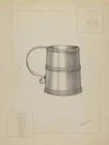 Silver Mug, 1935/1942. Creator: Charlotte Winter