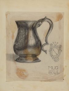 Silver Mug, 1935/1942. Creator: Herman Bader
