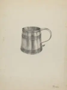 Silver Mug, 1935/1942. Creator: Palmyra Pimentel