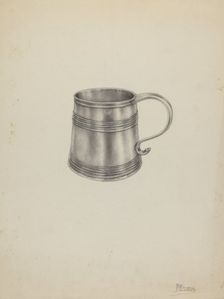 Silver Mug, 1935/1942. Creator: Palmyra Pimentel
