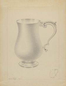 Silver Mug, 1935/1942. Creator: Amelia Tuccio