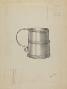 Silver Mug, 1935/1942. Creator: Charlotte Winter