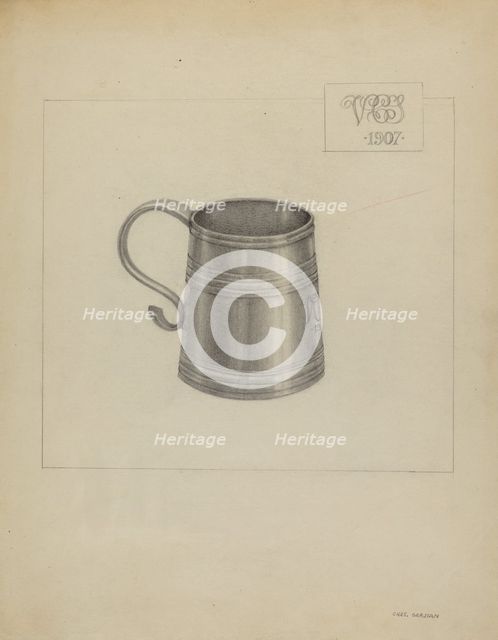 Silver Mug, 1936. Creator: Charles Garjian.