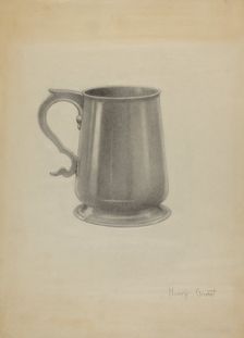 Silver Mug, 1936. Creator: Henry Granet