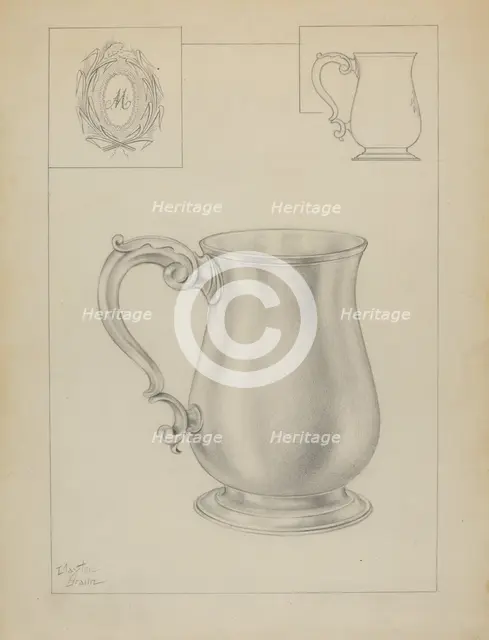 Silver Mug, c. 1936. Creator: Clayton Braun.