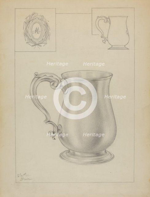 Silver Mug, c. 1936. Creator: Clayton Braun.