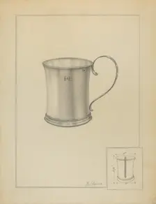 Silver Mug, c. 1936. Creator: Horace Reina